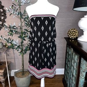 White House Black Market strapless dress